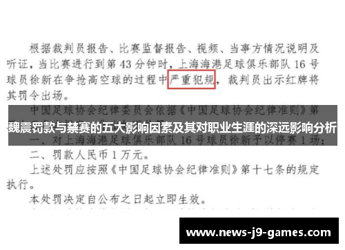 魏震罚款与禁赛的五大影响因素及其对职业生涯的深远影响分析